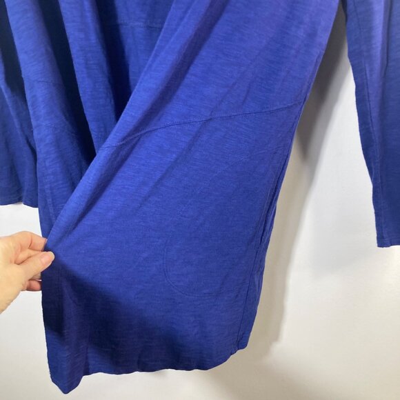 Womens Chicos The Ultimate Tee Open Front Cardigan Long Sleeve Blue M - Picture 5 of 8